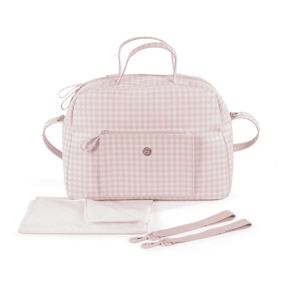 Pasito A Pasito Wickeltasche In Rosa / Weiß 1 Pasito A Pasito Wickeltasche In Rosa / Weiß