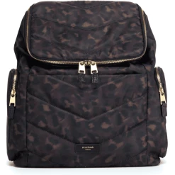 Storksak Wickelrucksack Alyssa Leopard Black