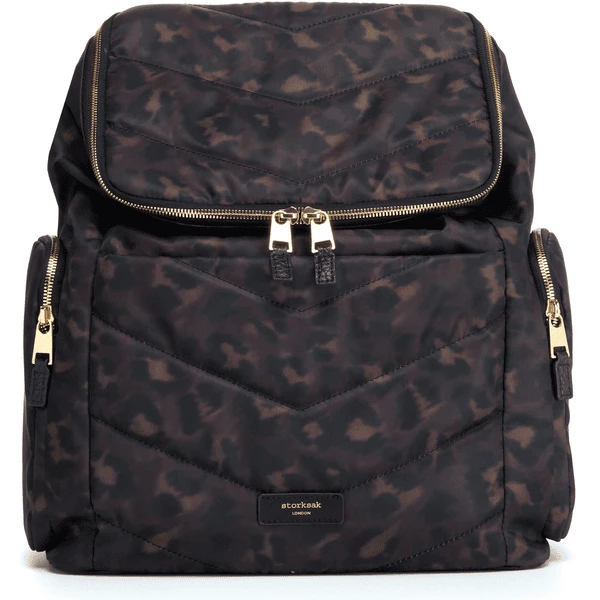 Storksak Wickelrucksack Alyssa Leopard Black 1 Storksak Wickelrucksack Alyssa Leopard Black