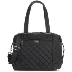 Storksak Wickeltasche Stevie Quilt Black