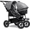 Tfk Geschwisterwagen Duo Air Premium Grau