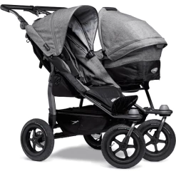 Tfk Geschwisterwagen Duo Air Premium Grau