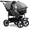 Tfk Geschwisterwagen Duo Ecco Premium Grau