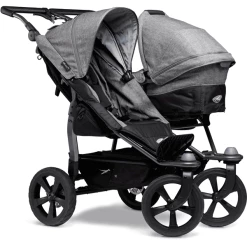 Tfk Geschwisterwagen Duo Ecco Premium Grau