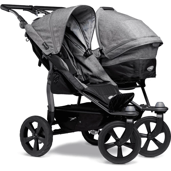 Tfk Geschwisterwagen Duo Ecco Premium Grau 1 Tfk Geschwisterwagen Duo Ecco Premium Grau