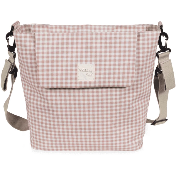 Walking Mum Wickeltasche I Love Vichy Rosa 1 Walking Mum Wickeltasche I Love Vichy Rosa